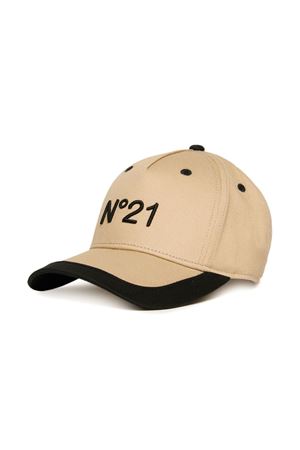 beige cotton cap N°21 KIDS | N2104LN00410N719